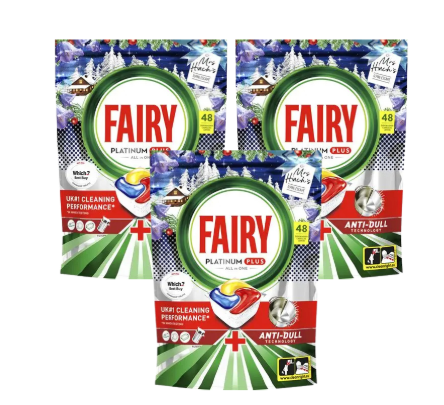 Fairy Platinum Mrs Hinch Alpine Escape Dishwasher Tablets x 3